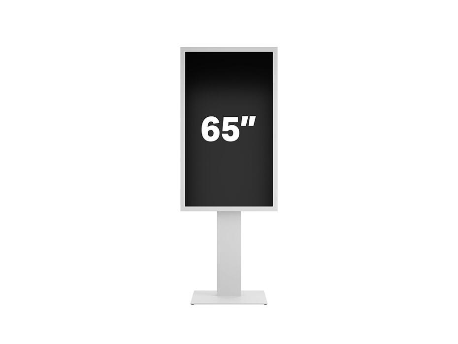 Suporte Display M Pro Series Enclosure 65 Kiosk Alto Brilho White