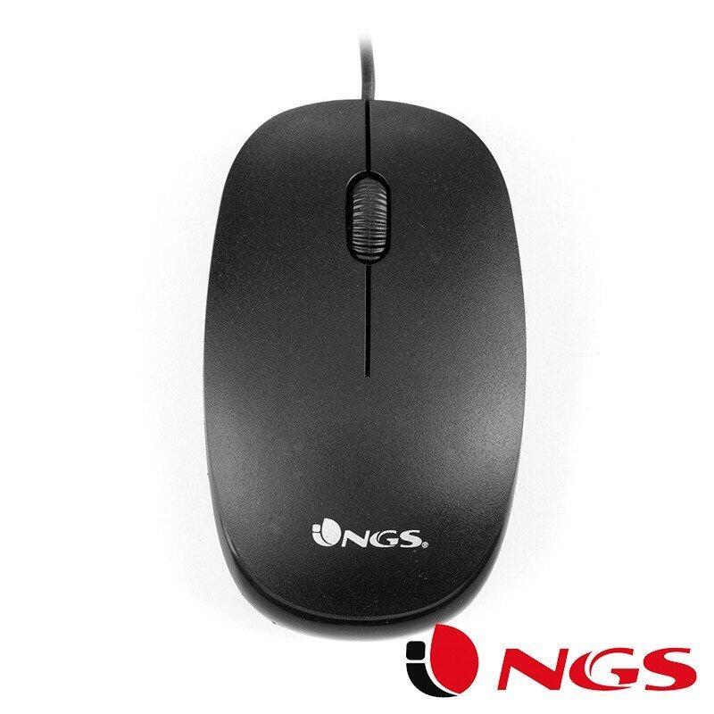 Rato USB NGS Flame Preto