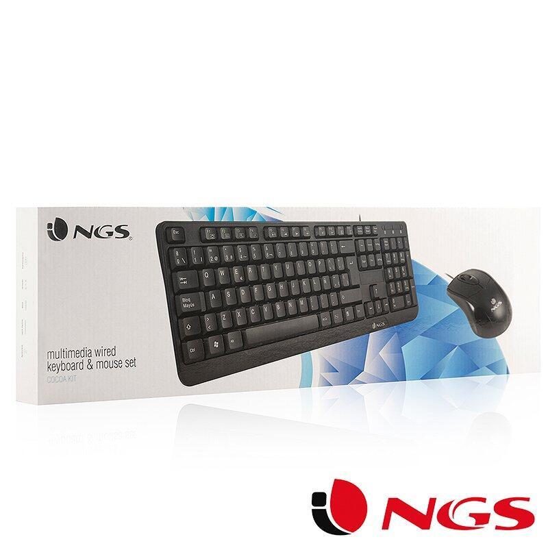 Teclado + Rato Wired Cocoa NGS