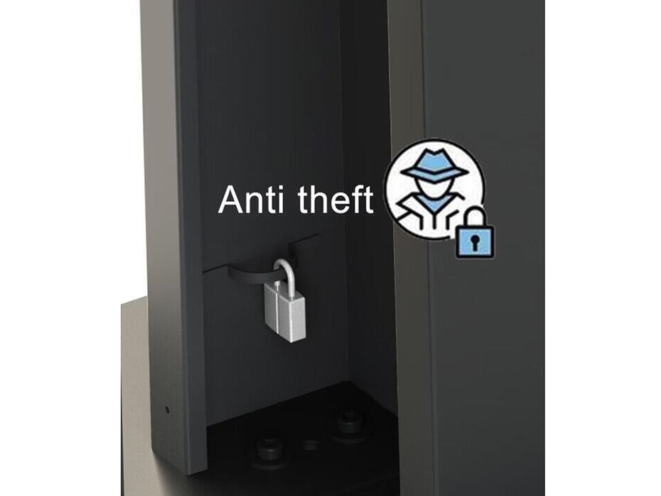 Suporte Display M Pro Series - Kiosk Black 15-32