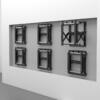 M Public Video Wall Mount Push HD
