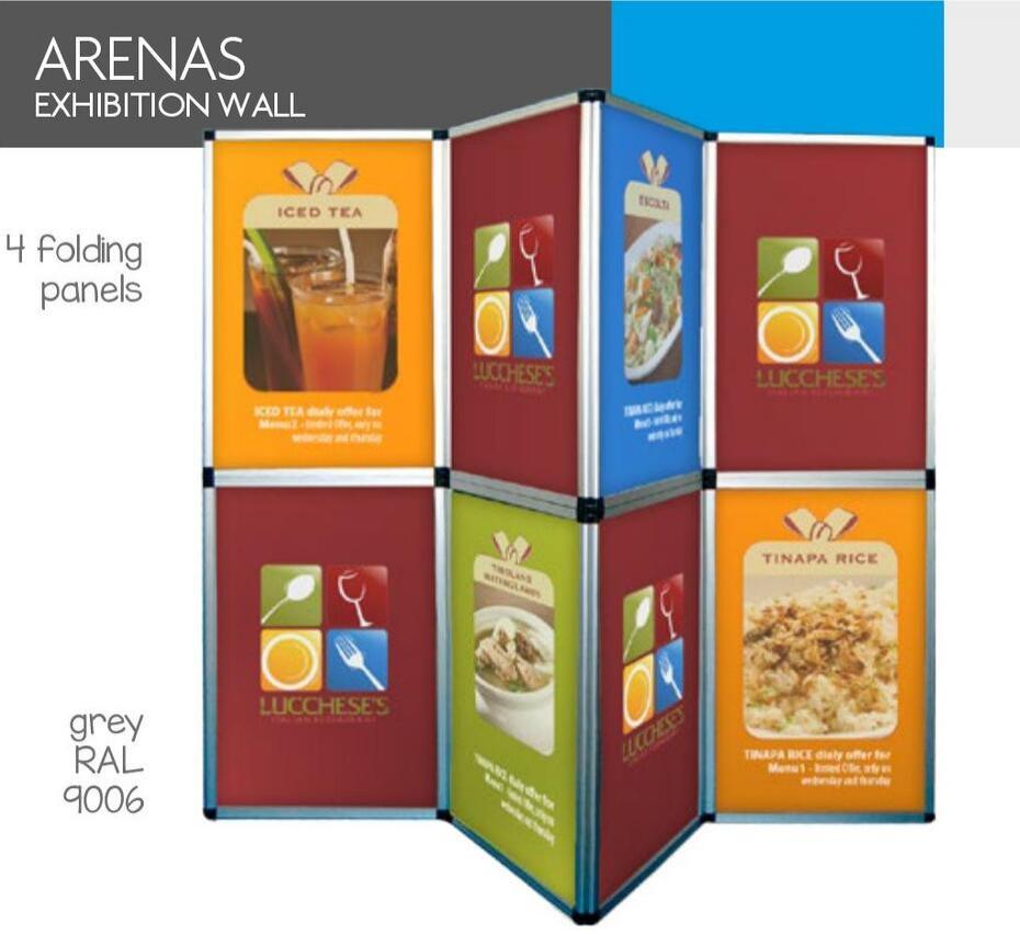 PAREDE DE EXIBIÇÃO Arenas