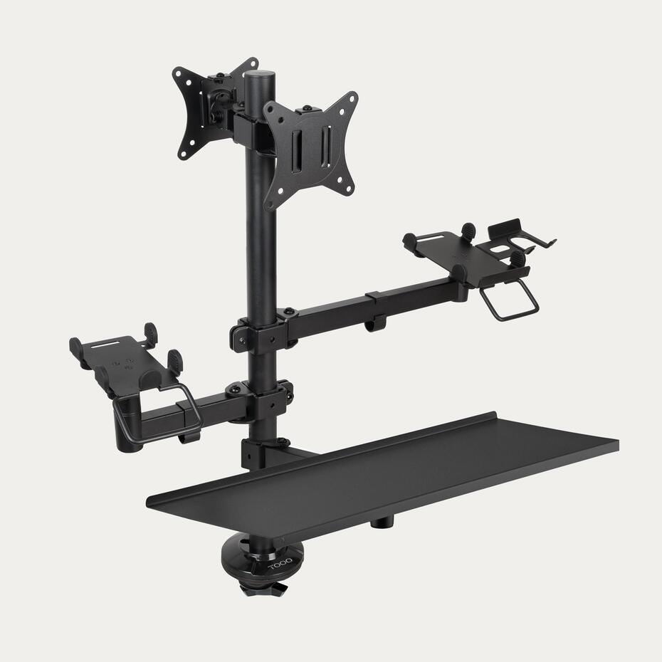 Suporte de Mesa para 2 Ecrãs 17-32 TQPM0003