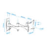 Suporte de parede para TV 13-27 LP2323TN-B