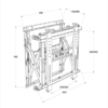 M Public Video Wall Mount Push HD