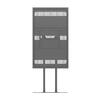 Suporte Display M Pro Series Enclosure 65 Floorbase Dual Pole