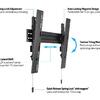 M VESA Wallmount Super Slim Tilt 400