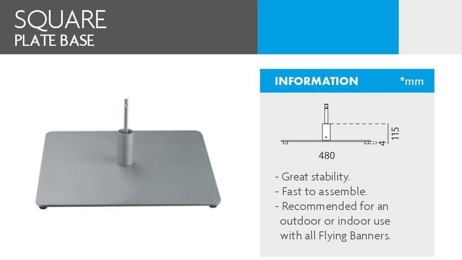 Square Plate Base