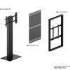 Suporte Display M Pro Series Enclosure 55 Kiosk Black