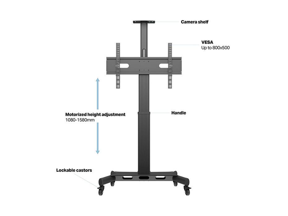 Suporte Motorizado M Public Floorstand Single Pillar 170 HD