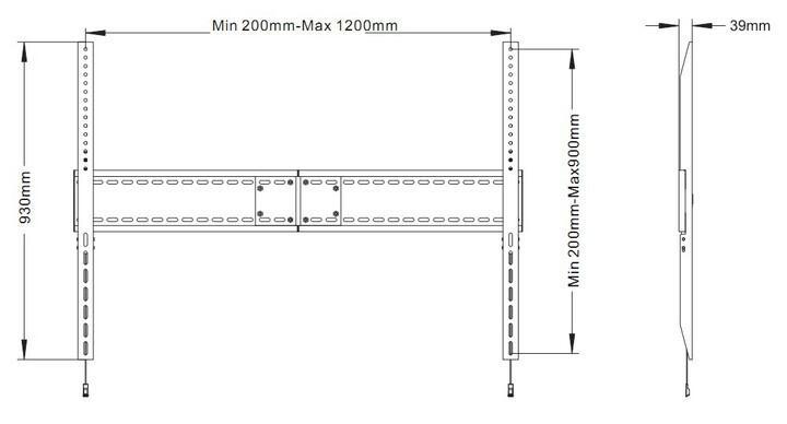 M Universal Fixed Wallmount SD