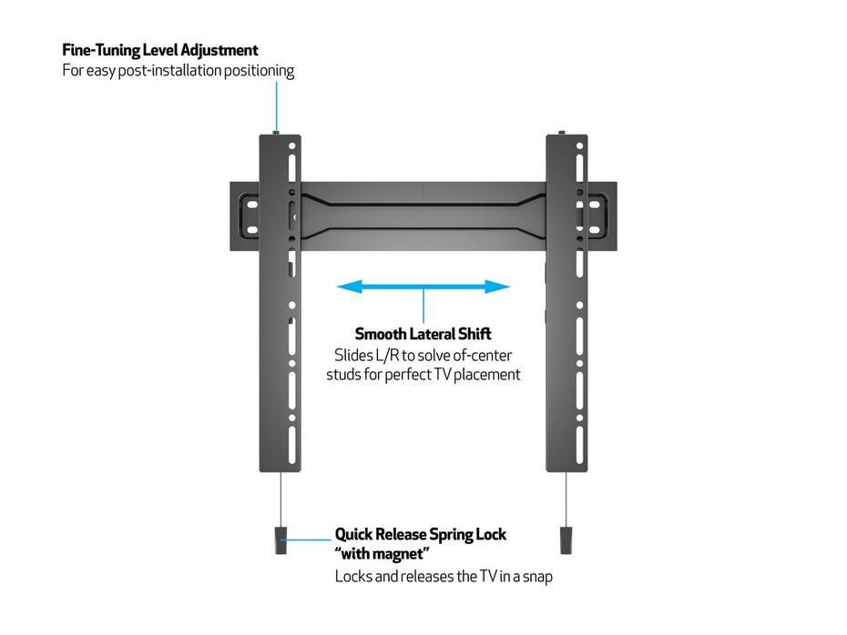 M Wallmount Super Slim Fixed Vesa 400