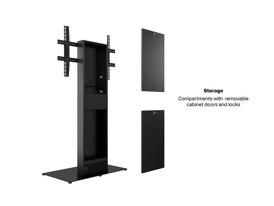 Suporte Display M Pro Series - Kiosk Black 65-86