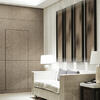  Vinil Design de interiores NE37 Silver & Brown Lined Pattern