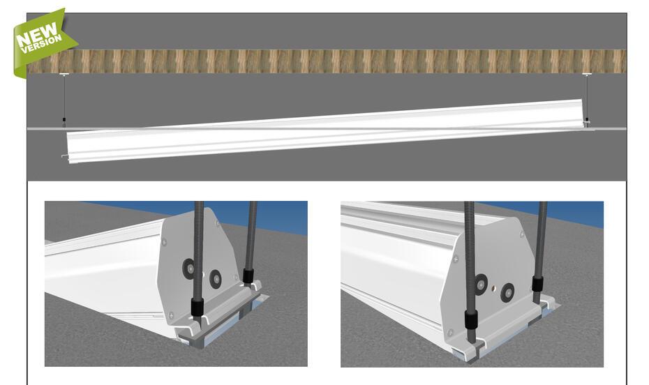 Tela Screenline Inceiling Tensioned 213cm