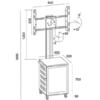 M Public Display Stand 180 Single MediaBox4
