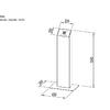 Suporte Display M Pro Series - Kiosk Black 15-32
