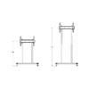 Suporte Motorized Floorstand 60kg Flip White