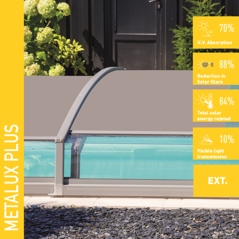 Película Exterior policarbonato Metalux Plus