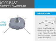Cross Base With Water Plastic Bag