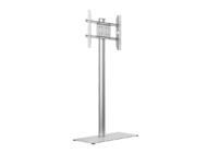 M Display Stand 180 Single Silver Floorbas