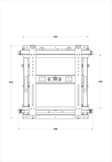 M Public Video Wall Mount Push HD