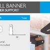 Wall Banner Corner Support