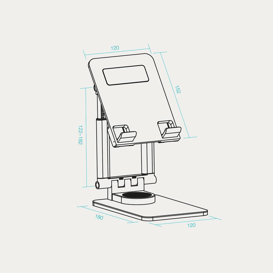 Suporte para Tablet HERMES LUNA