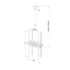 Suporte de teto Pro MBC1UX2P 400x900