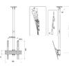 Suporte de teto Pro MBC1UP 400x600
