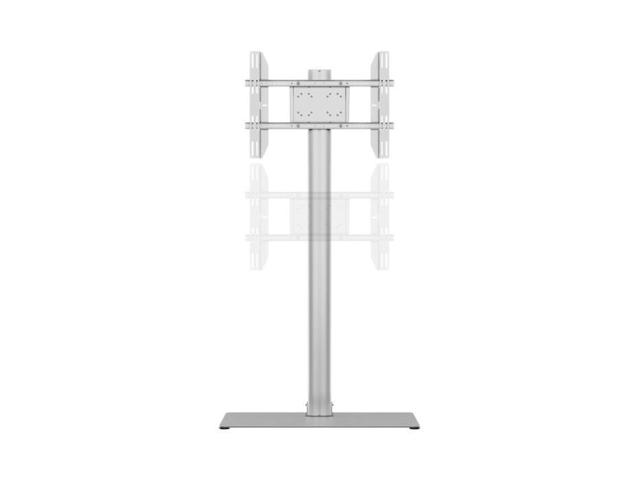 M Display Stand 180 Single Silver Floorbas