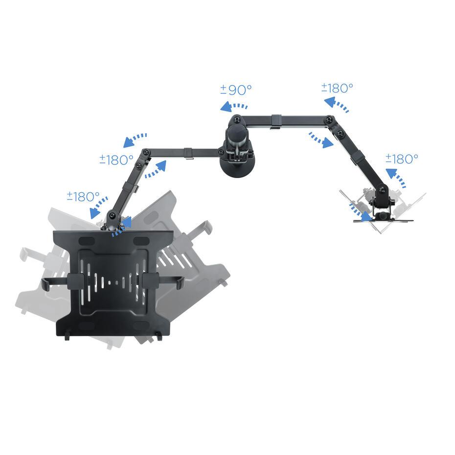 Suporte de Mesa para Ecrã de 13-32 e Portátil DB1200TN-B