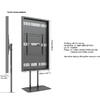 Suporte Display M Pro Series Enclosure 75 Floorbase Dual Pole