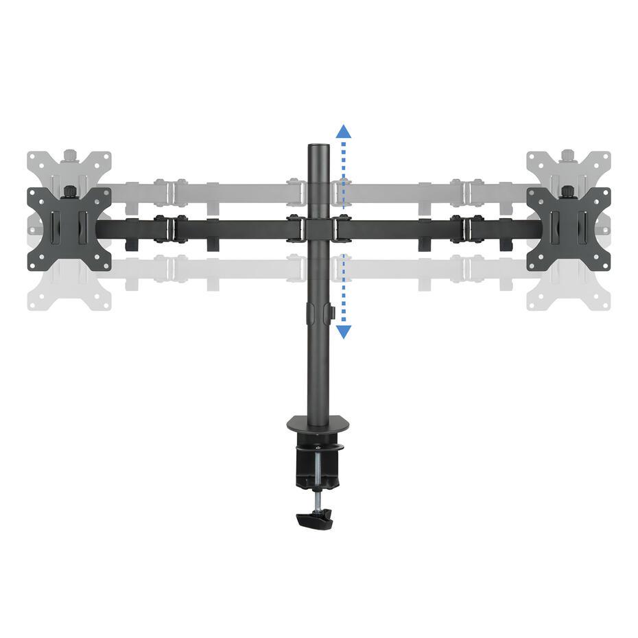 Suporte de Mesa para 2 Ecrãs de 13-32 DB1232TN-B