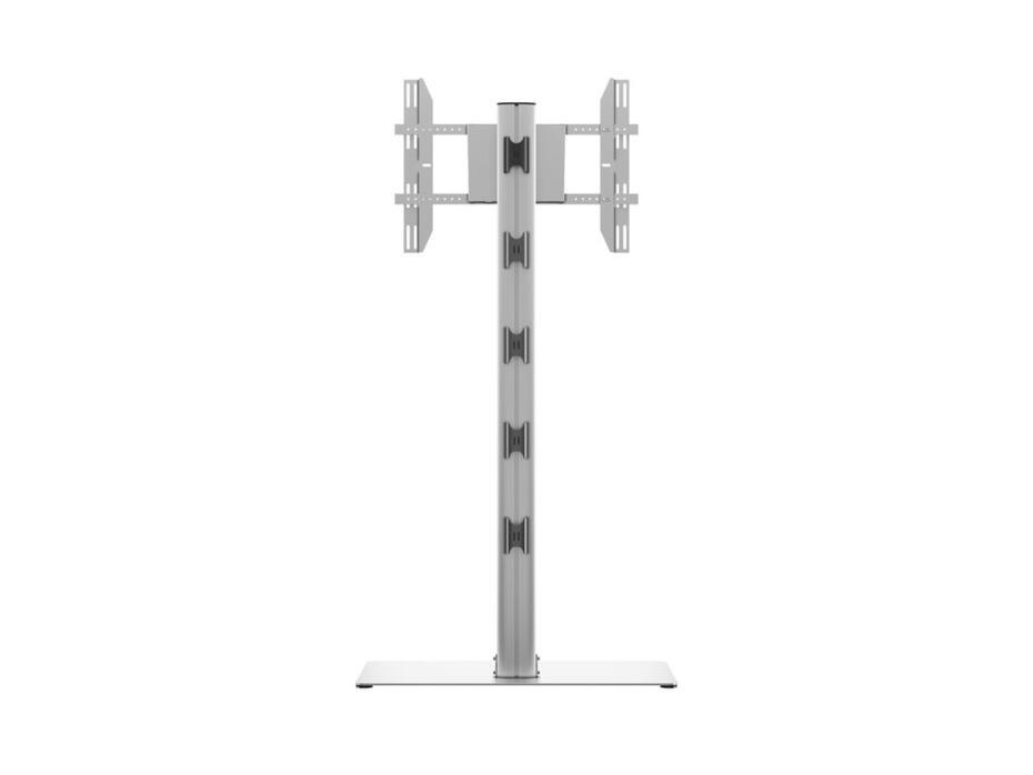 M Display Stand 180 Single Silver Floorbas