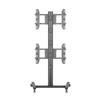 M Display Stand 180 Dual Vertical Black