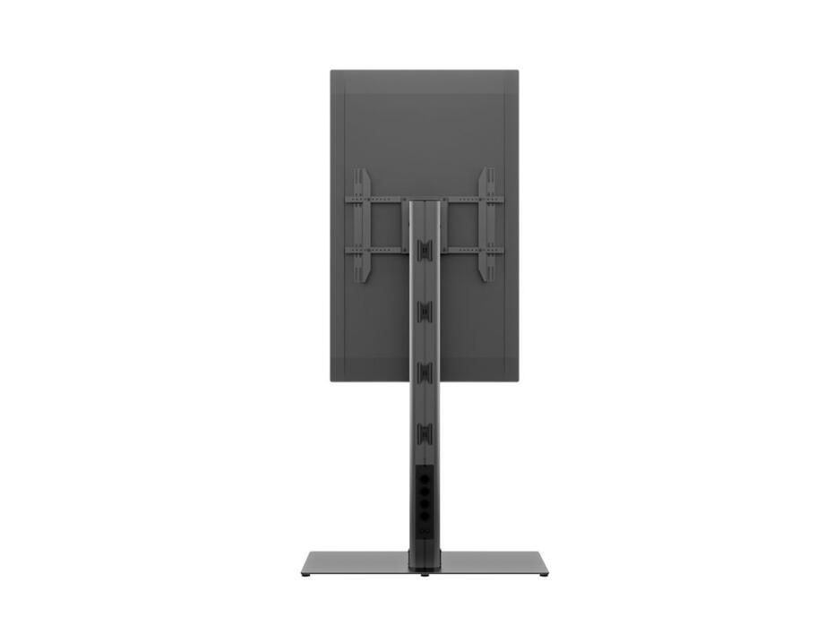 M Public Display Stand 180 HD Single Black Floorbase