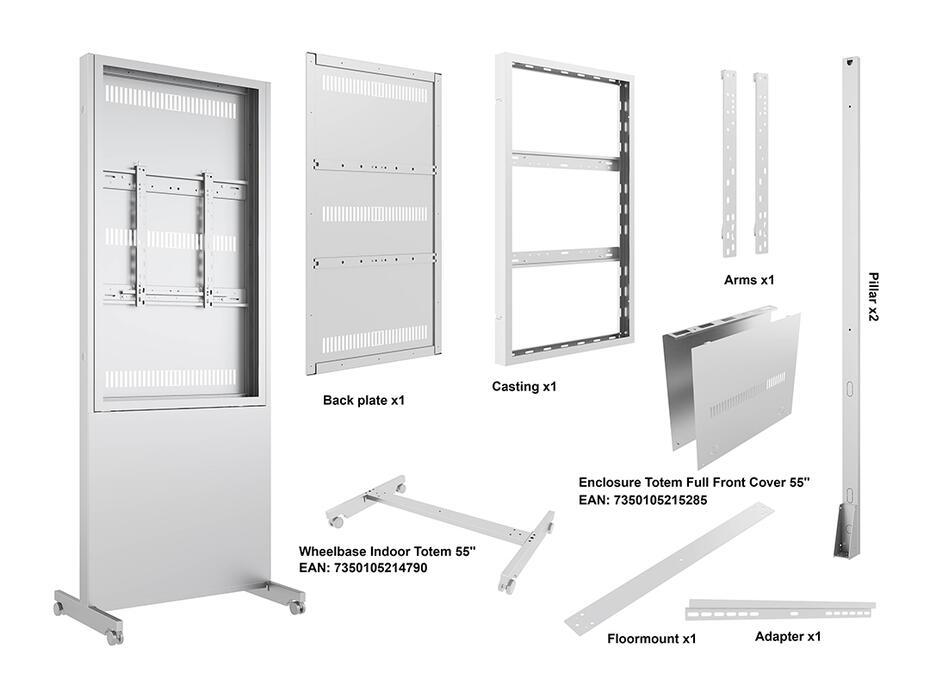Totem M Pro Series Enclosure 55 Wheelbase Covered