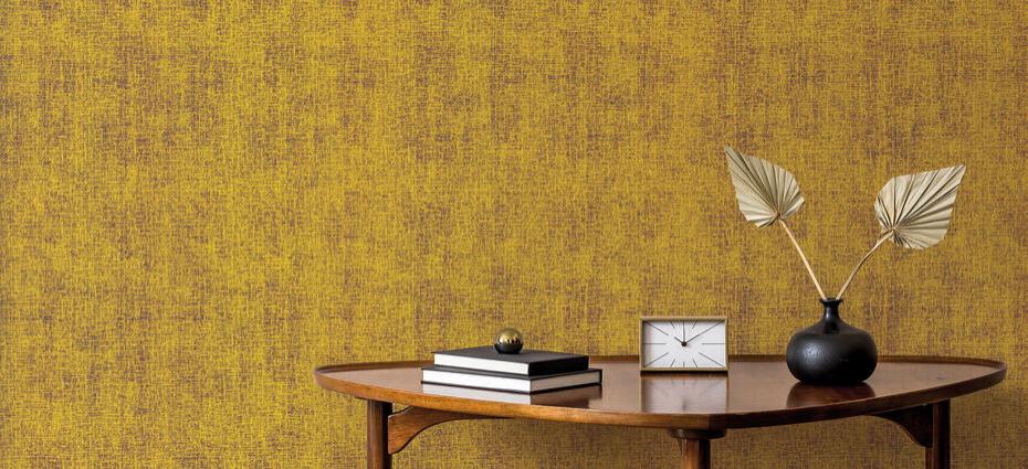 Vinil Design de interiores AL15 Dark Gold Fabric