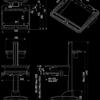 M Universal Workstation Cart NB