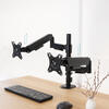 Suporte de Mesa para 2 Ecrãs 17-32 DB1533TNR-B