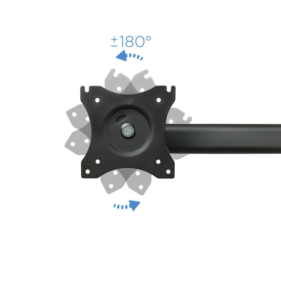 Suporte de Mesa para 3 Ecrãs de 13-27 DB1327TN-B
