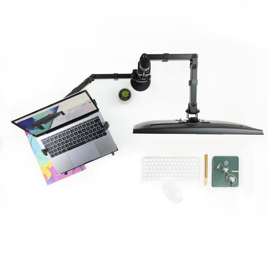 Suporte de Mesa para Ecrã de 13-32 e Portátil DB1200TN-B