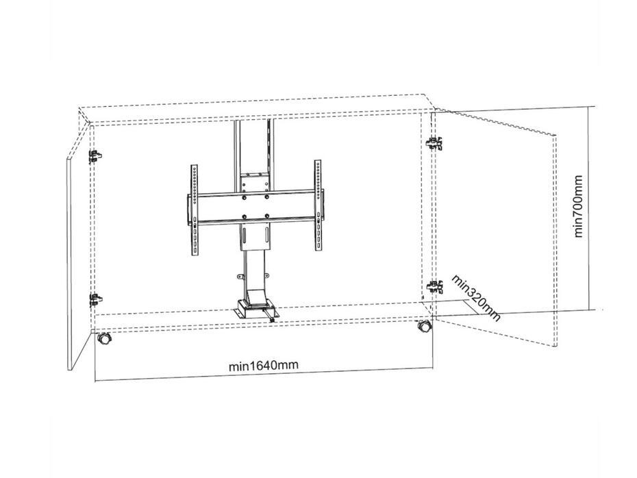 Suporte Motorizado M TV Lift Large