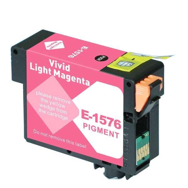 Epson T1576 Tinteiro Magenta Claro Compatível