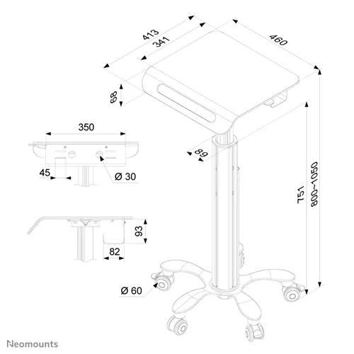 Suporte móvel Medical MED-M050