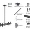 Suporte de teto Pro MBC2X1U VESA 300