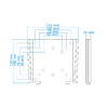 Suporte de parede para TV 13-27 LP1023F-B