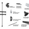Suporte de chão ao teto Pro MBFC3X2U-F100