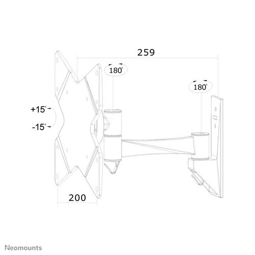 Suporte de parede TV FPMA-W825